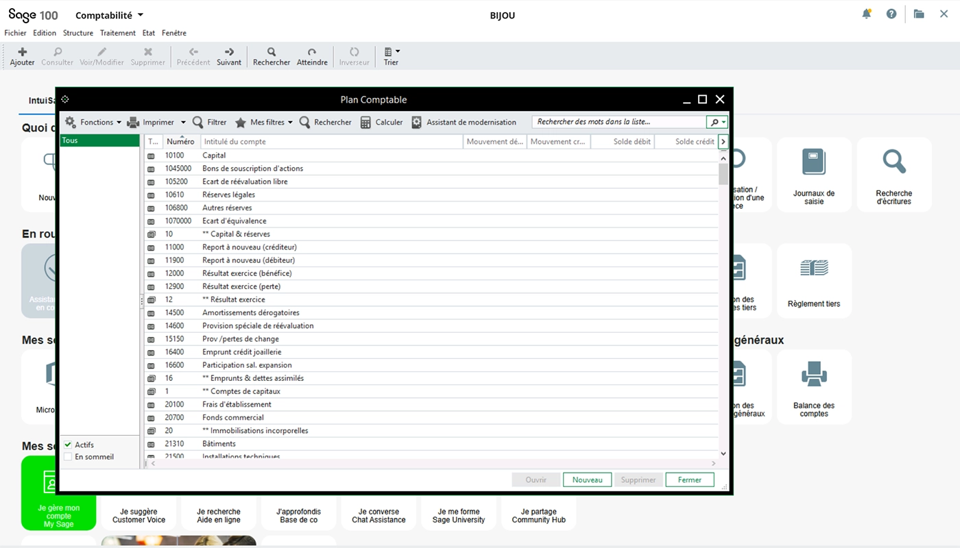 Sage 100 - Gestion Financiere et Comptable